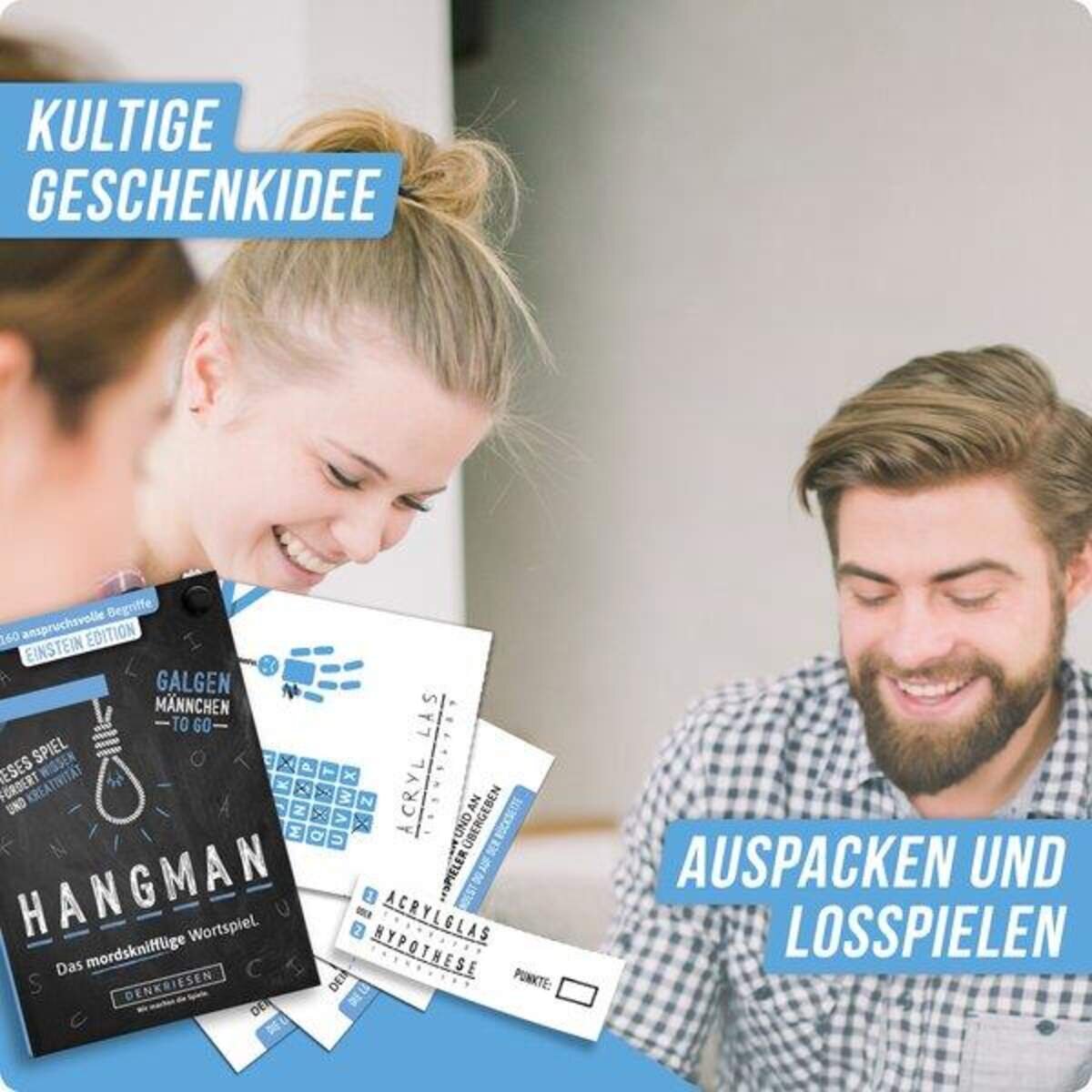 Denkriesen HANGMAN - Einstein Edition "Galgenmännchen To Go"