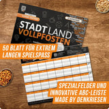 Denkriesen Stadt Land Vollpfosten - Classic Edition "Intelligenz ist Relativ"