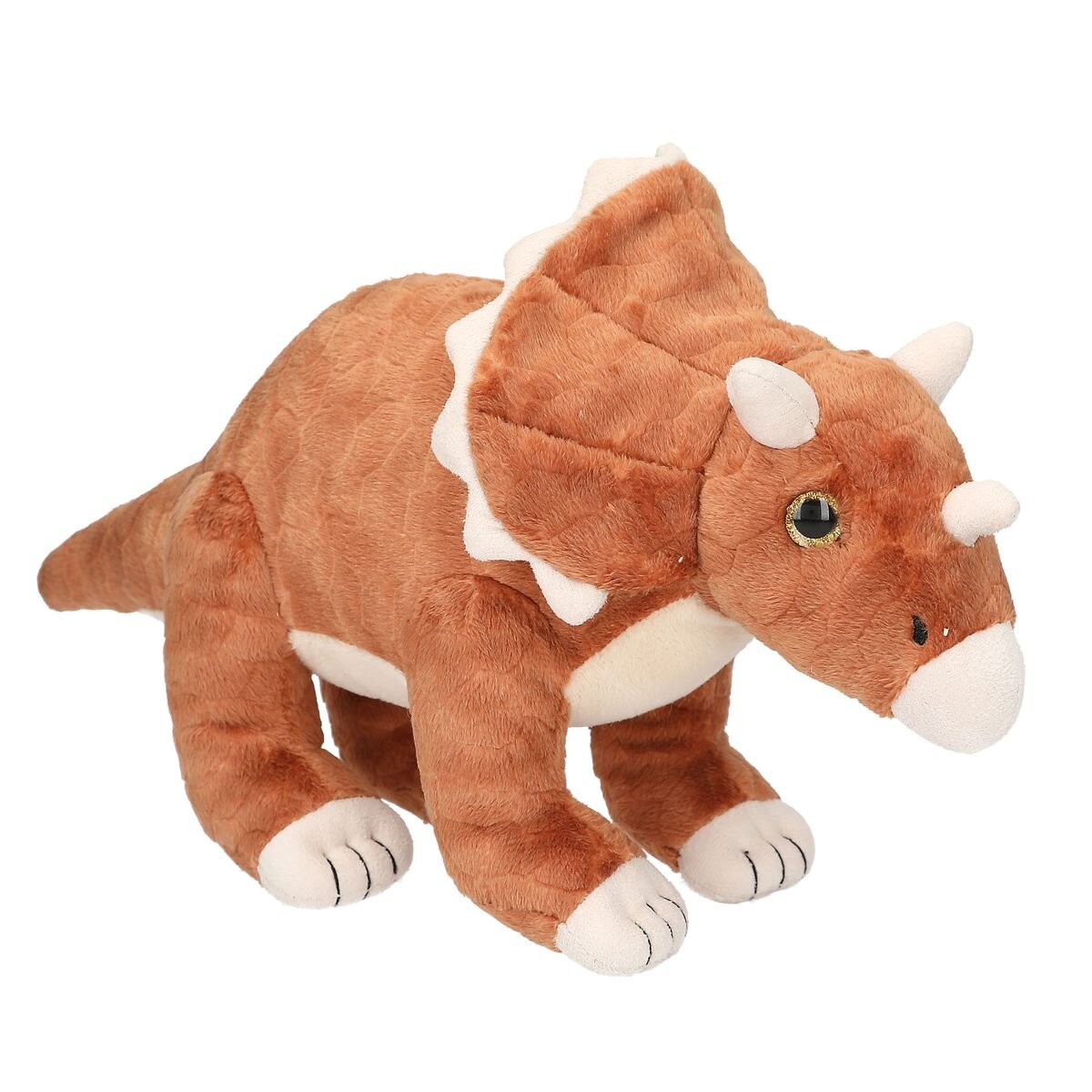 Depesche Dino World Plüsch Triceratops, 27,5 cm