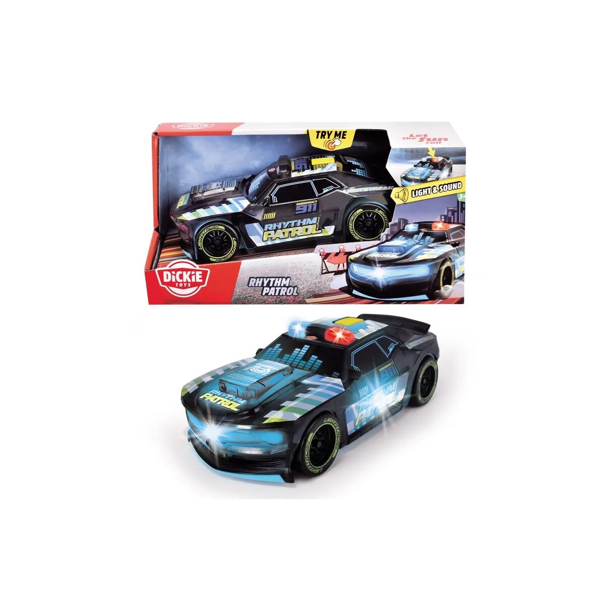 Dickie Toys Rhythm Patrol mit Rückziehmotor