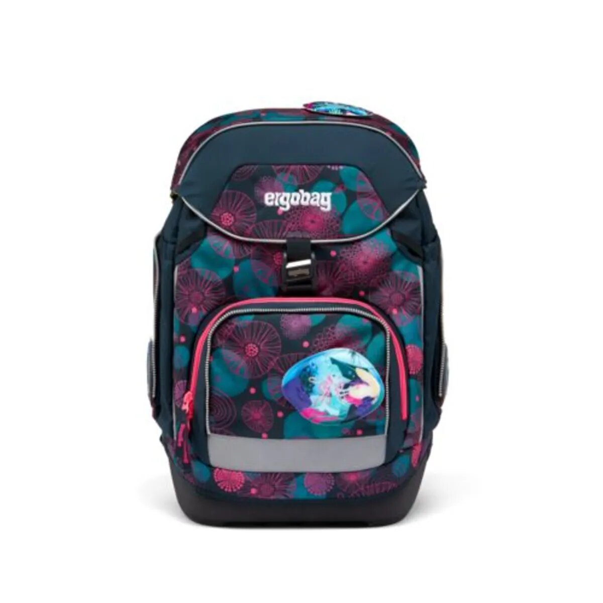ergobag PACK Schulrucksack-Set KorallBär, 6-teilig