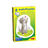 HABA 303309 6 erste Puzzles Tierkinder