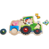 HABA 305550 Greifpuzzle Lustige Traktorfahrt