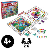 Hasbro Monopoly Junior 2 Games in 1