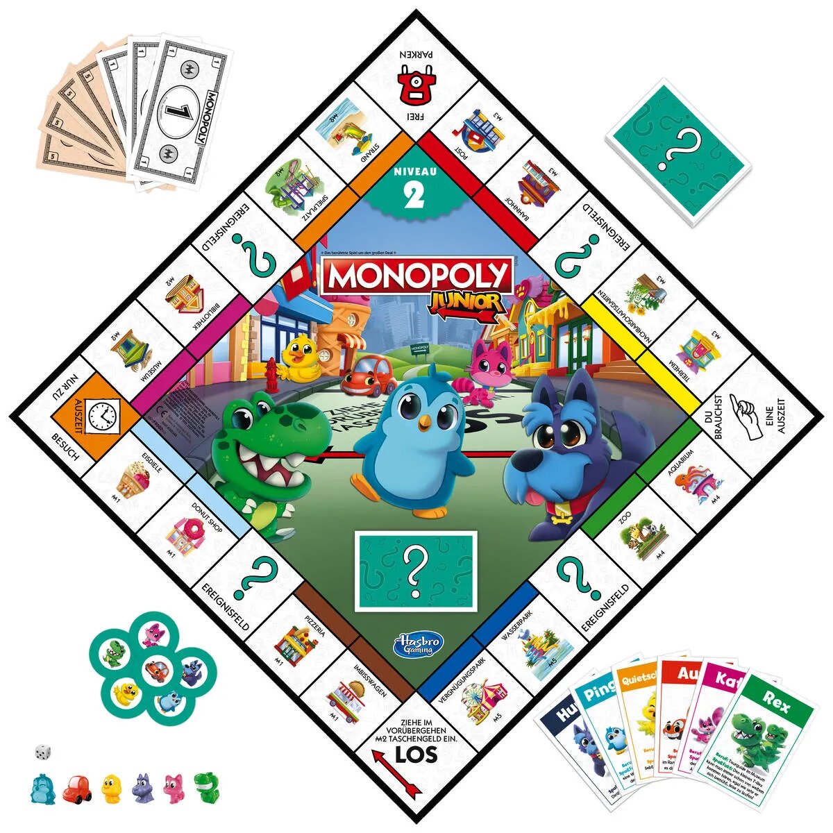 Hasbro Monopoly Junior 2 Games in 1