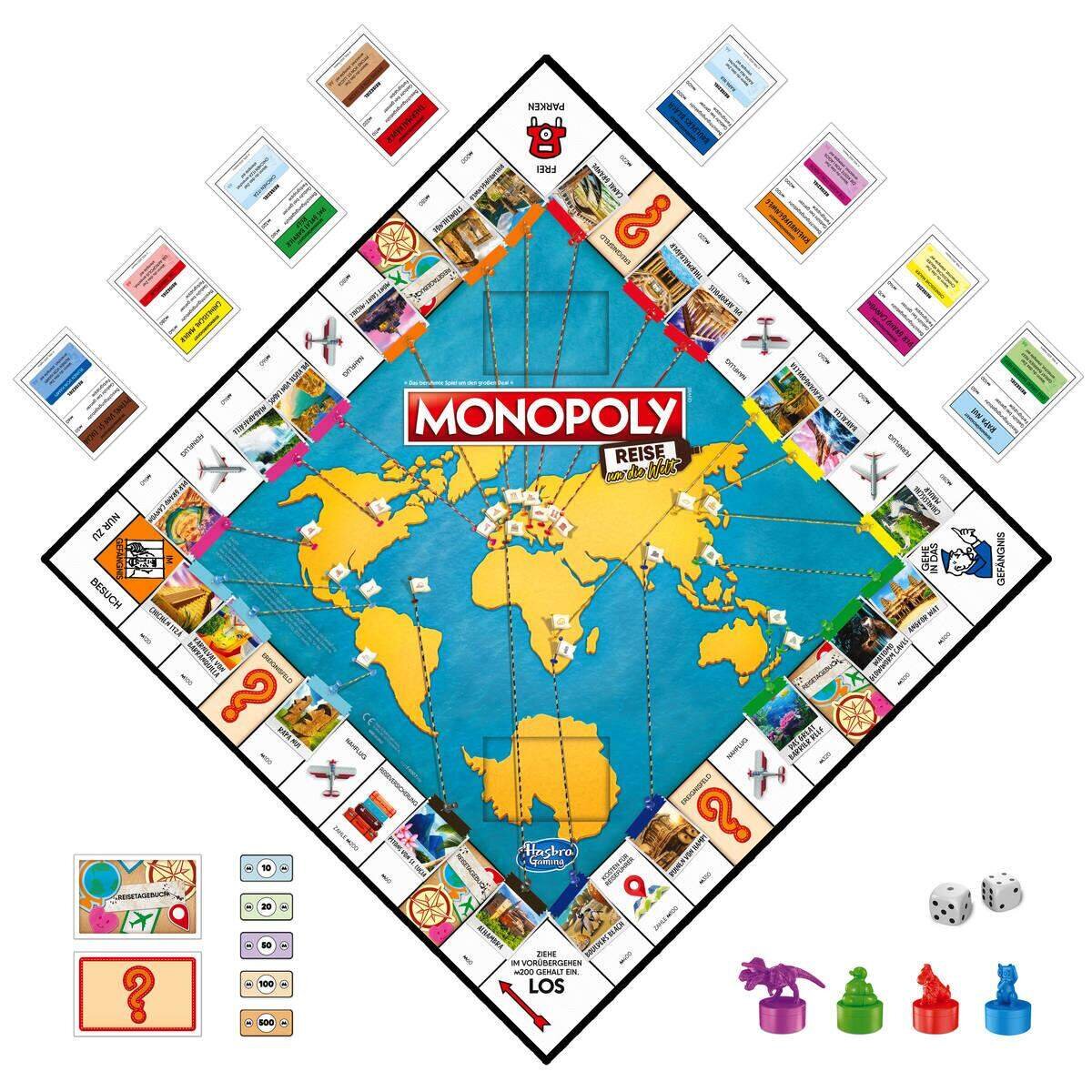 Hasbro Monopoly Reise um die Welt