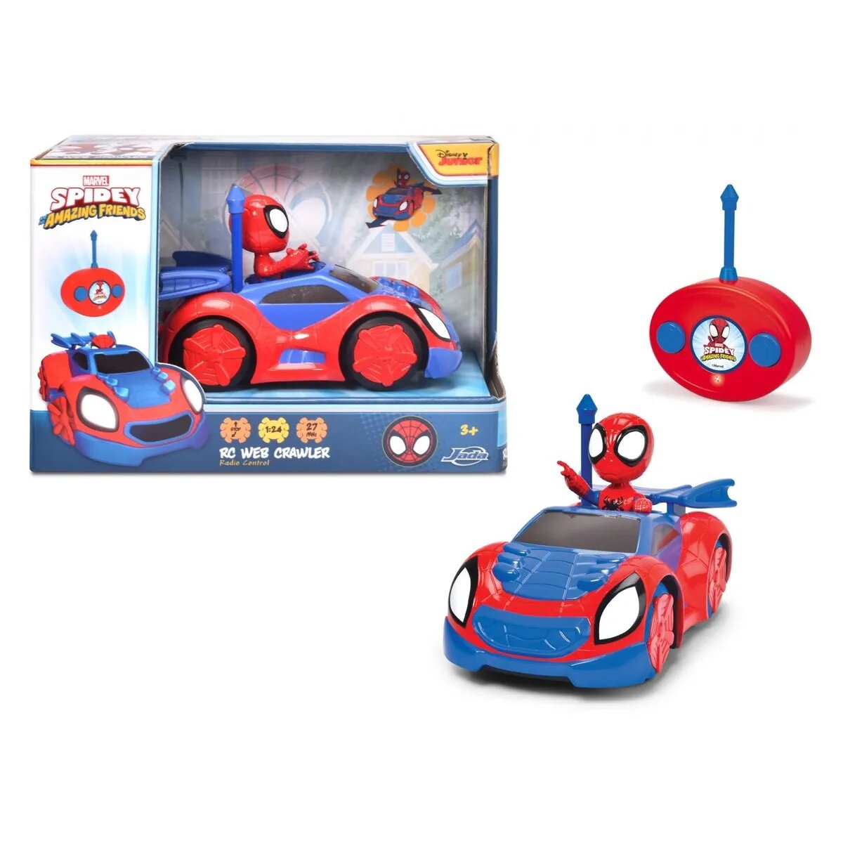Jada RC Spidey Web Crawler 1:24