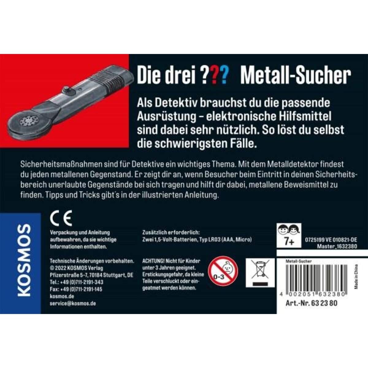 KOSMOS Die drei??? Metall-Sucher