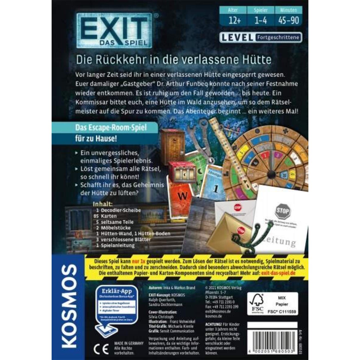 KOSMOS EXIT - Das Spiel: Die Rückkehr in die verlassene Hütte