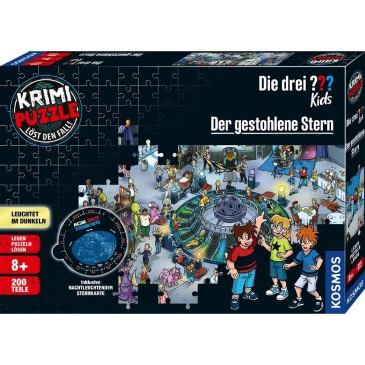 KOSMOS Krimi-Puzzle: Die drei ??? Kids - Der gestohlene Stern