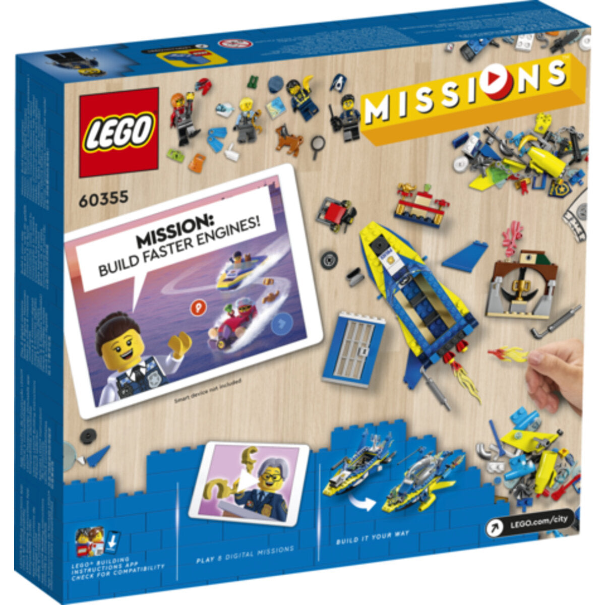 LEGO® City Missions 60355 Detektivmissionen der Wasserpolizei