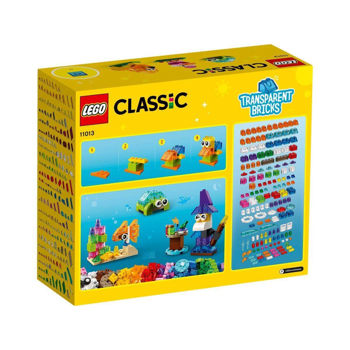 LEGO® Classic 11013 - Kreativ Bauset mit durchsichtigen Steinen