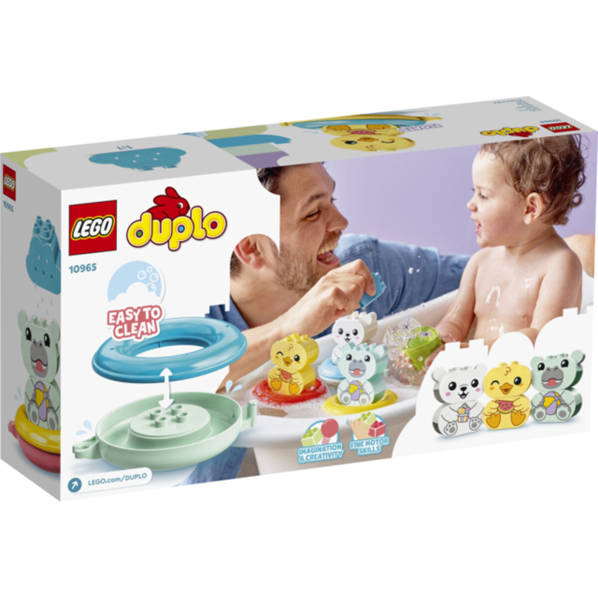 LEGO® DUPLO® Creative Play 10965 Badewannenspaß: Schwimmender Tierzug