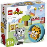 LEGO® DUPLO® Creative Play 10977 Mein erstes Hündchen & Kätzchen – mit Ton