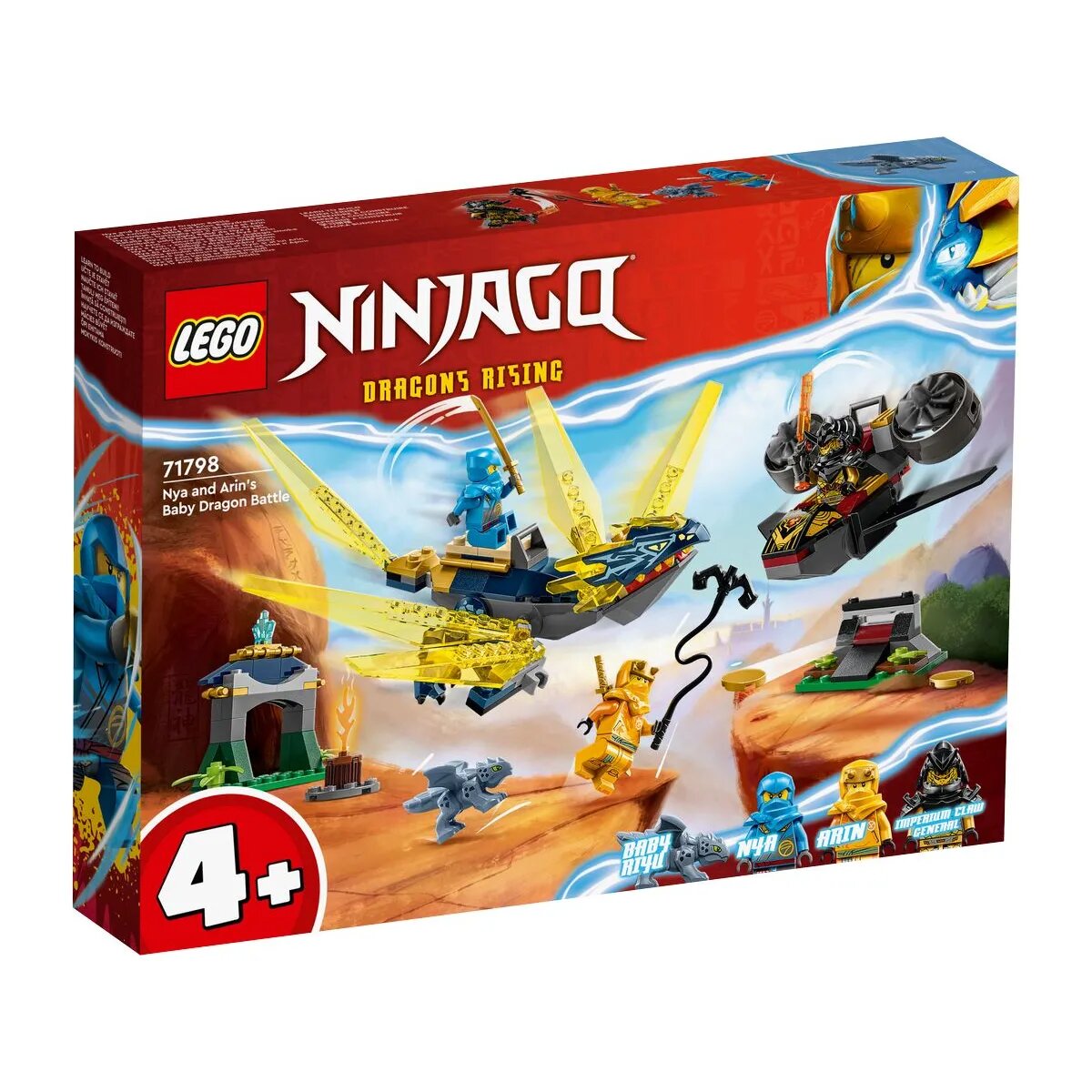 LEGO® NINJAGO® 71798 Duell zwischen Nya and Arins Babydrachen