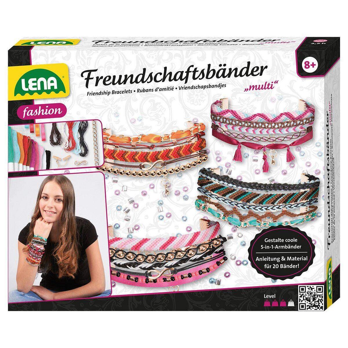 LENA® großes Bastelset Freundschaftsbänder