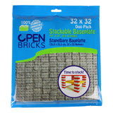 Open Bricks Baseplate 32x32 pavement [Duo Pack]