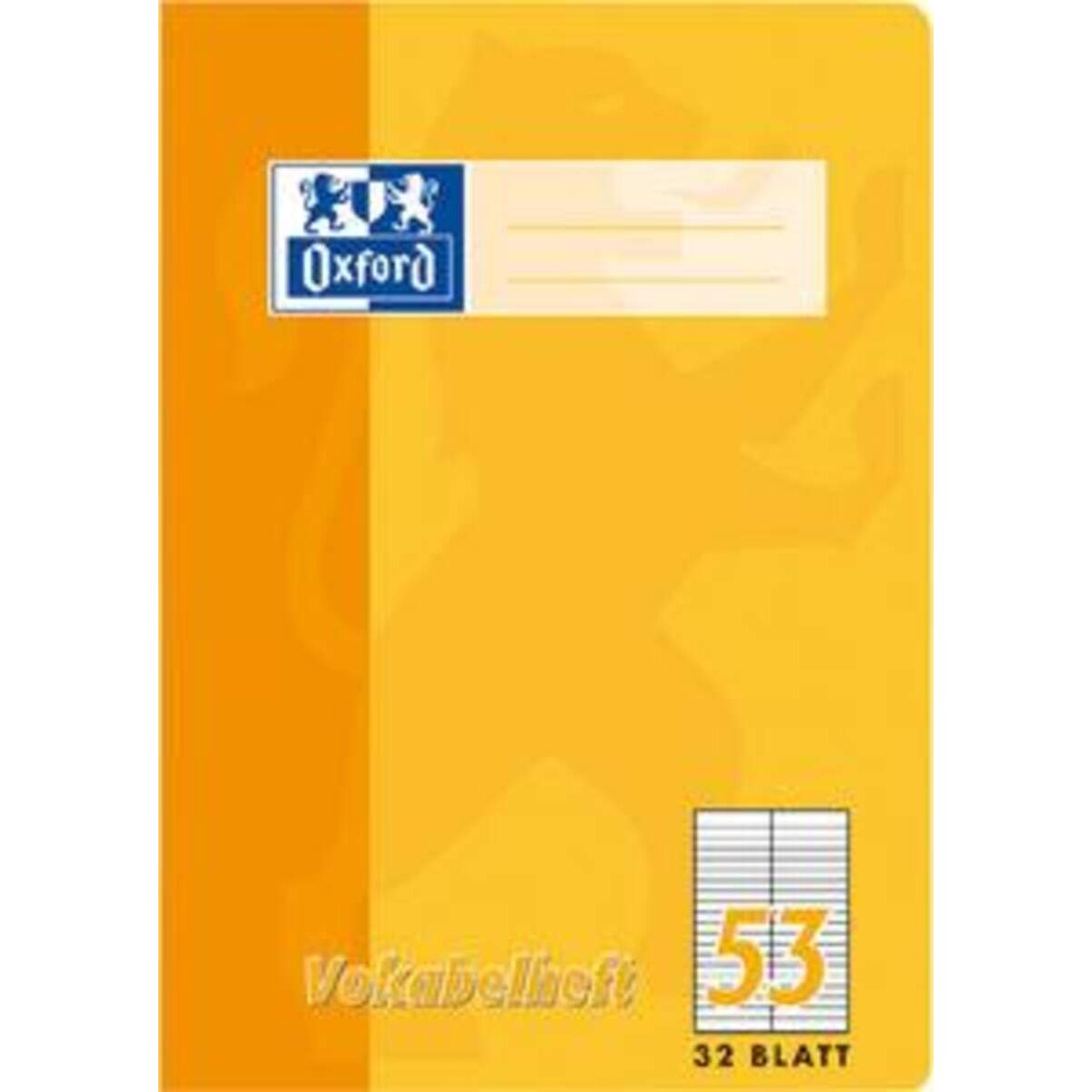 Oxford Vokabelheft A4 Lin. 53, 32 Blatt, SCRIBZEE®