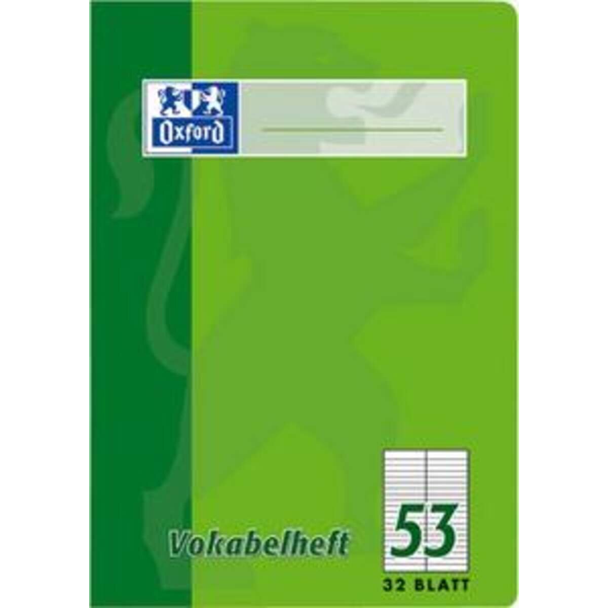 Oxford Vokabelheft A4 Lin. 53, 32 Blatt, SCRIBZEE®