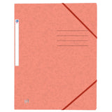 Oxford Eckspannmappe TOP FILE+, A4, aus 390 g/m² karton, coral