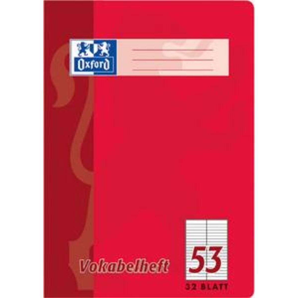 Oxford Vokabelheft A6 Lin.53, 32 Blatt