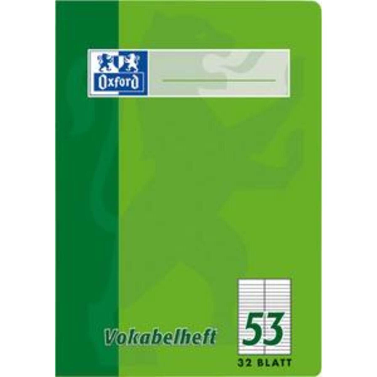 Oxford Vokabelheft A6 Lin.53, 32 Blatt