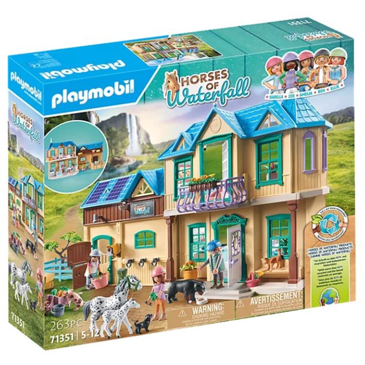 PLAYMOBIL® 71351 Horses of Waterfall - Waterfall Ranch