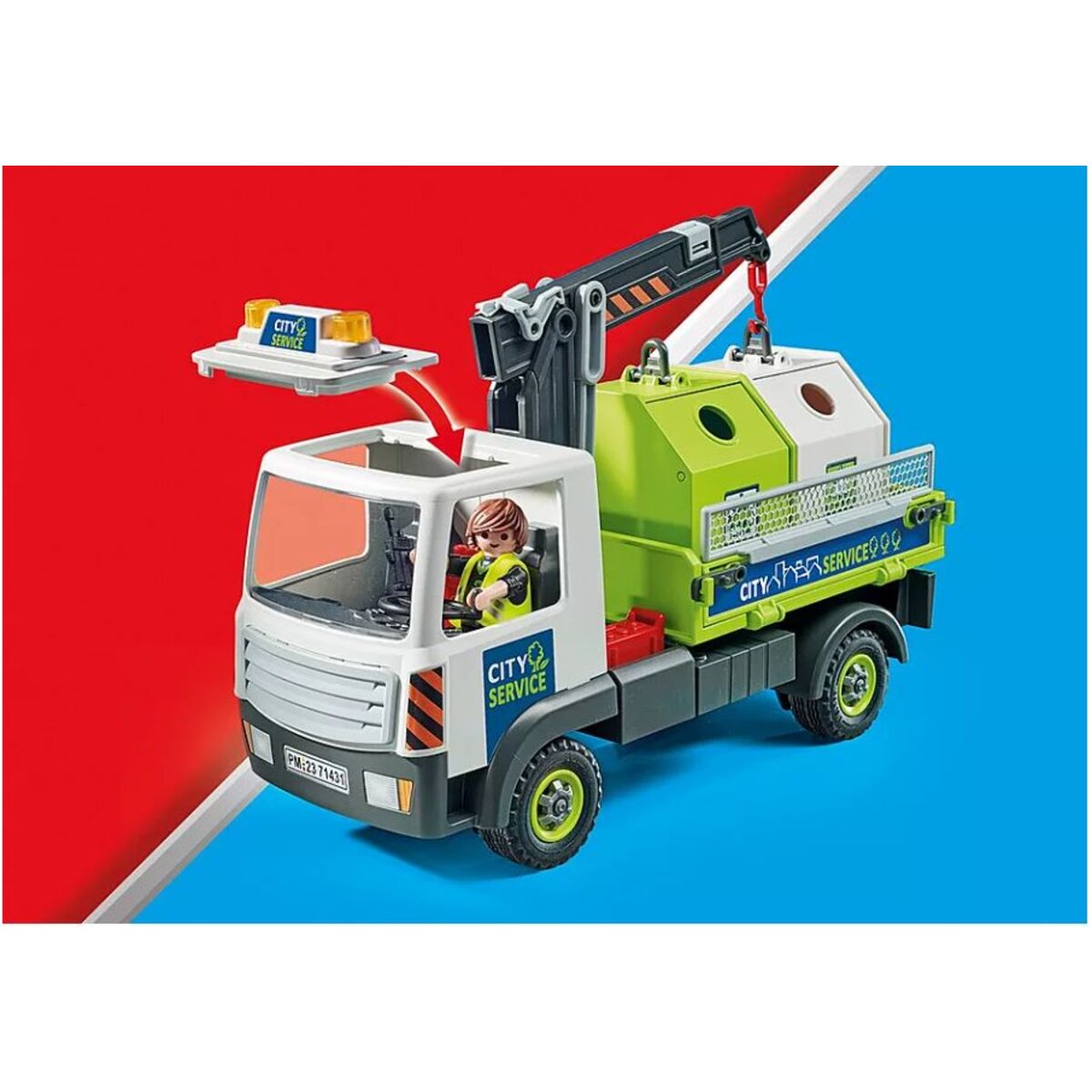 PLAYMOBIL® 71431 City Action - Altglas-LKW mit Container