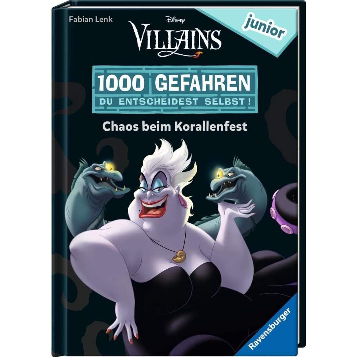 Ravensburger 1000 Gefahren junior - Disney Villains: Chaos beim Korallenfest