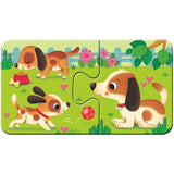 Ravensburger Kinderpuzzle - Tiere und ihre Kinder, 9x2 Teile