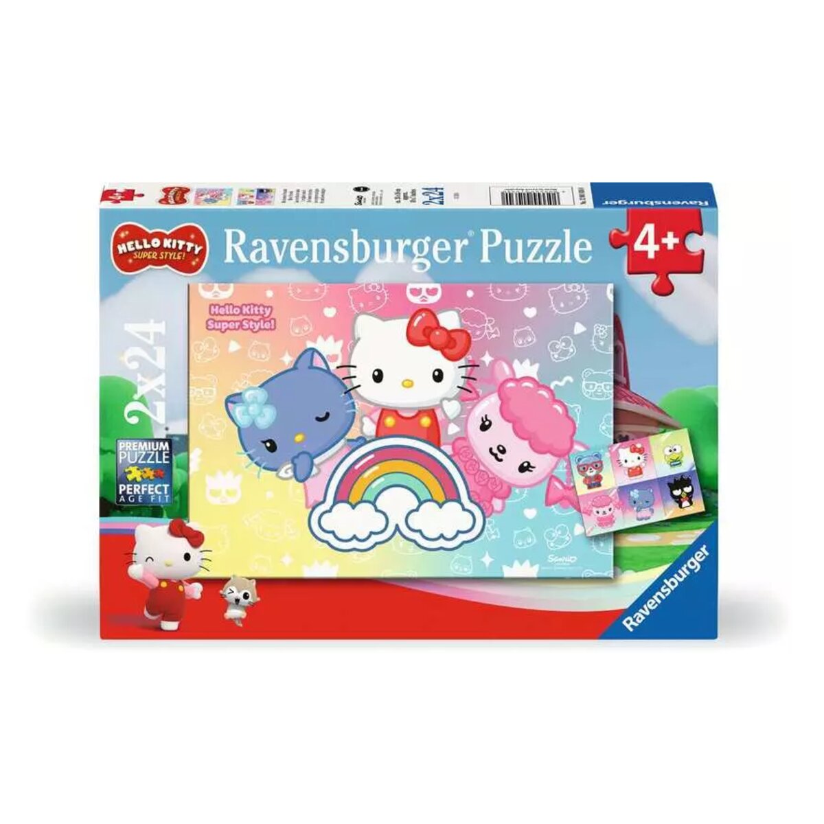 Ravensburger Kinderpuzzle-Die besten Freunde, 2x24 Teile