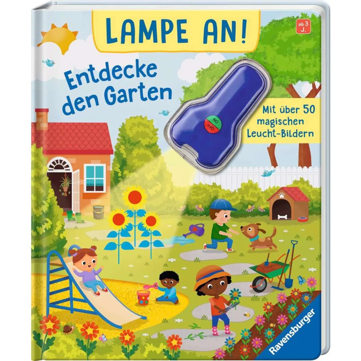 Ravensburger Lampe an! Entdecke den Garten