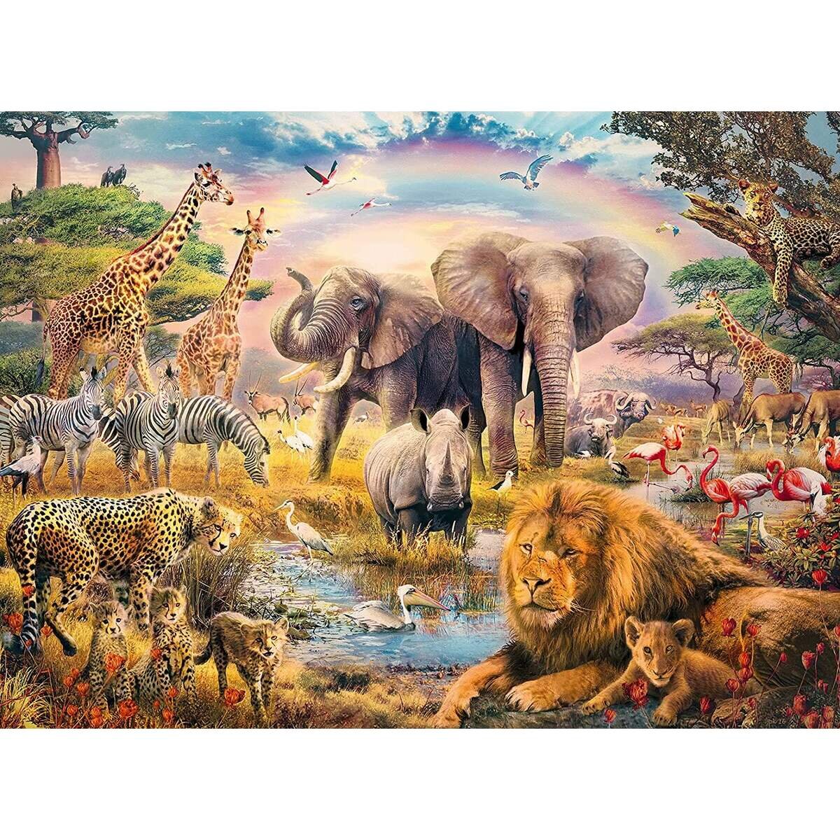 Ravensburger Puzzle - Afrikanische Savanne, 100 Teile