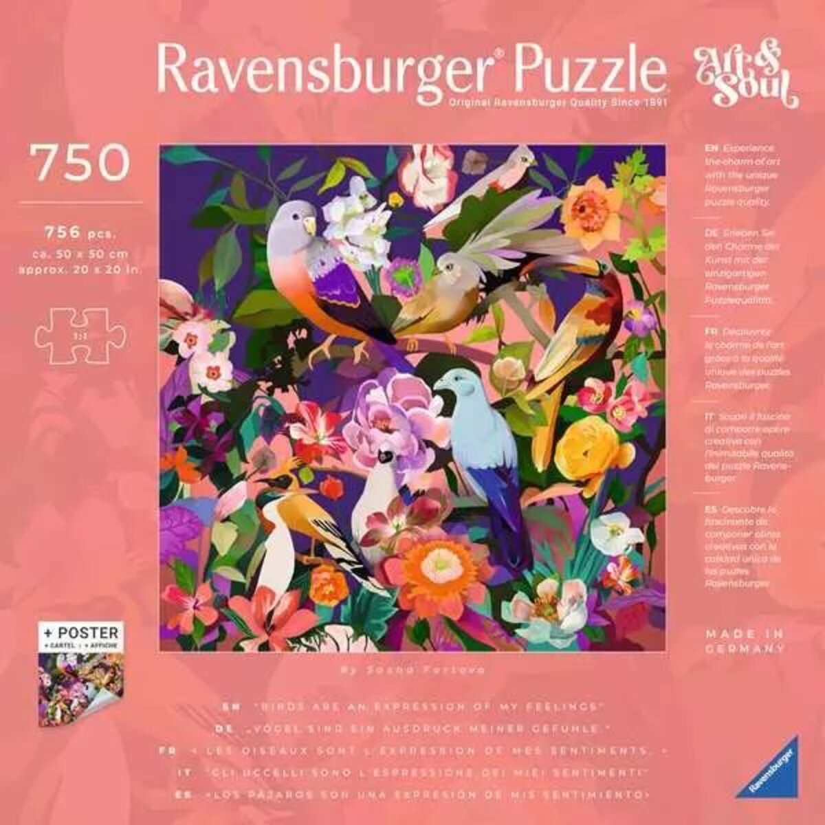 Ravensburger Puzzle - Bird watching, 750 Teile