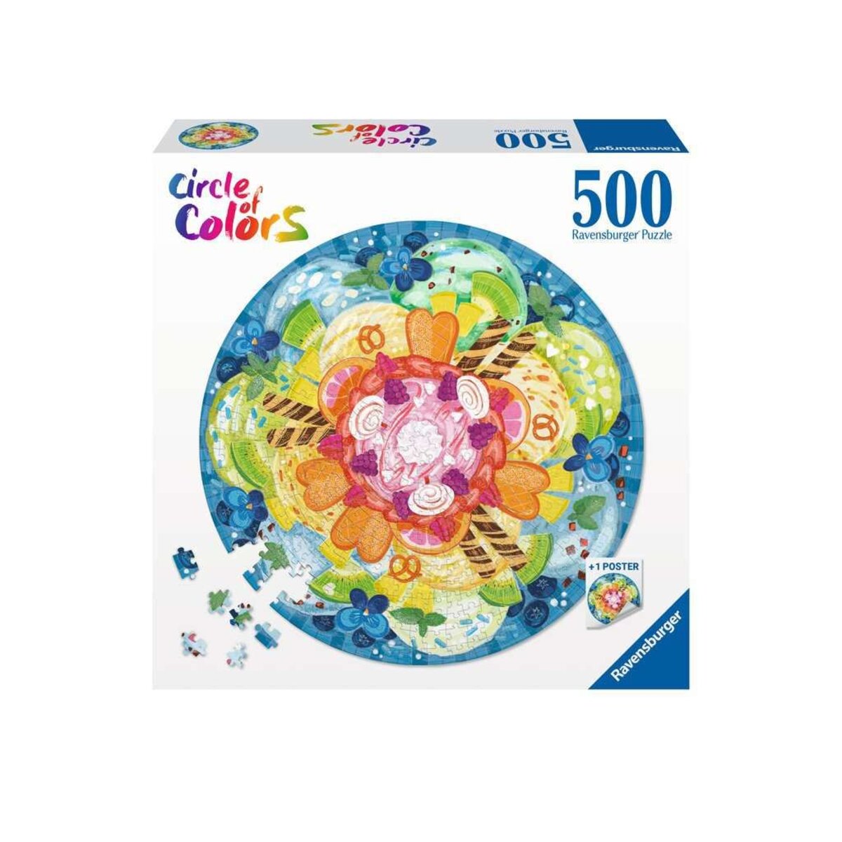 Ravensburger Puzzle - Circle of Colors Ice Cream, 500 Teile