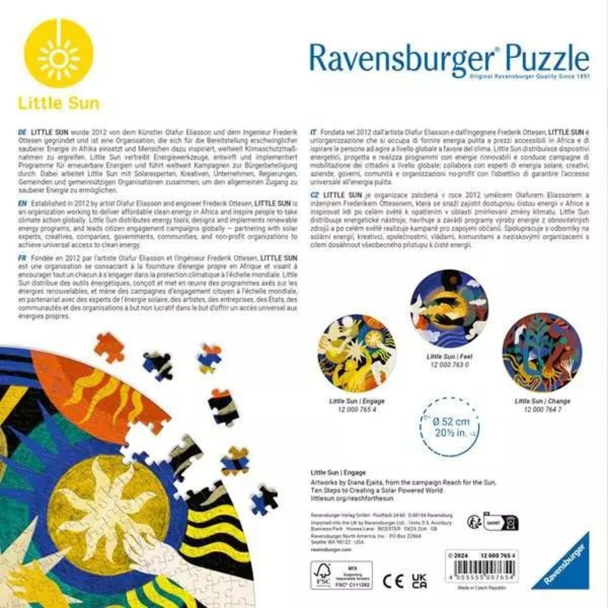 Ravensburger Puzzle - Little Sun Engage, 500 Teile