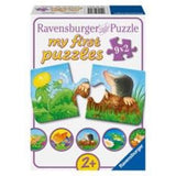 Ravensburger Puzzle Tiere im Garten, 9 x 2 Teile