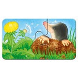 Ravensburger Puzzle Tiere im Garten, 9 x 2 Teile