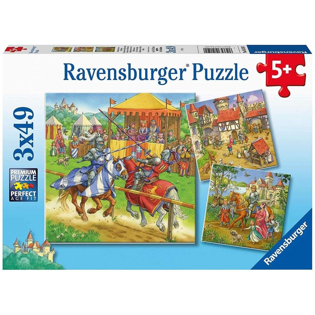 Ravensburger Ritterturnier im Mittelalter, 3 x 49 Teile