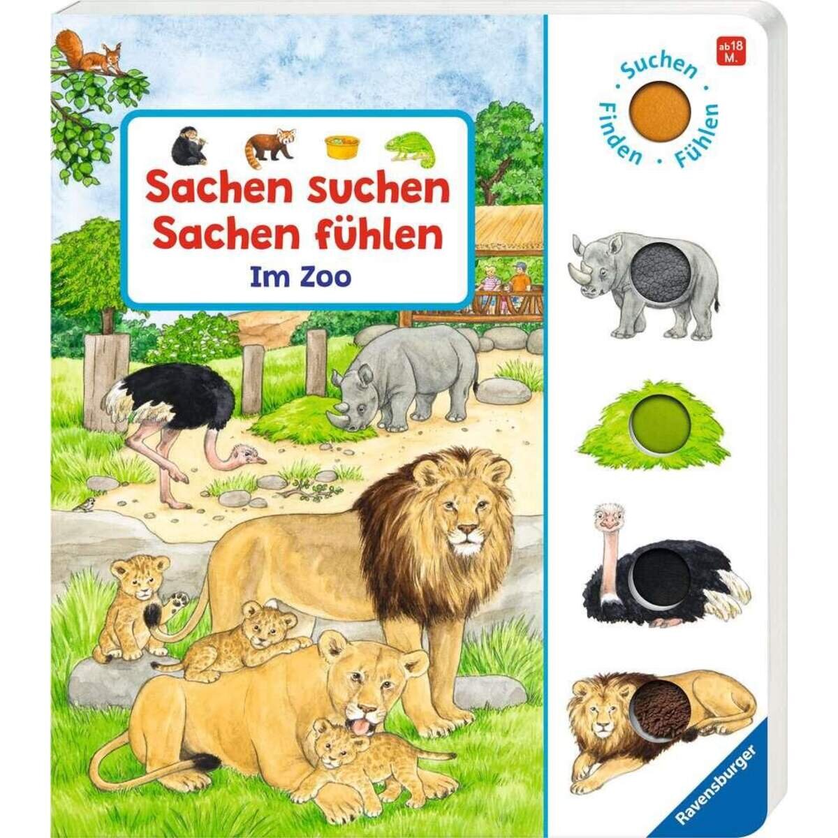 Ravensburger Sachen suchen, Sachen fühlen: Im Zoo