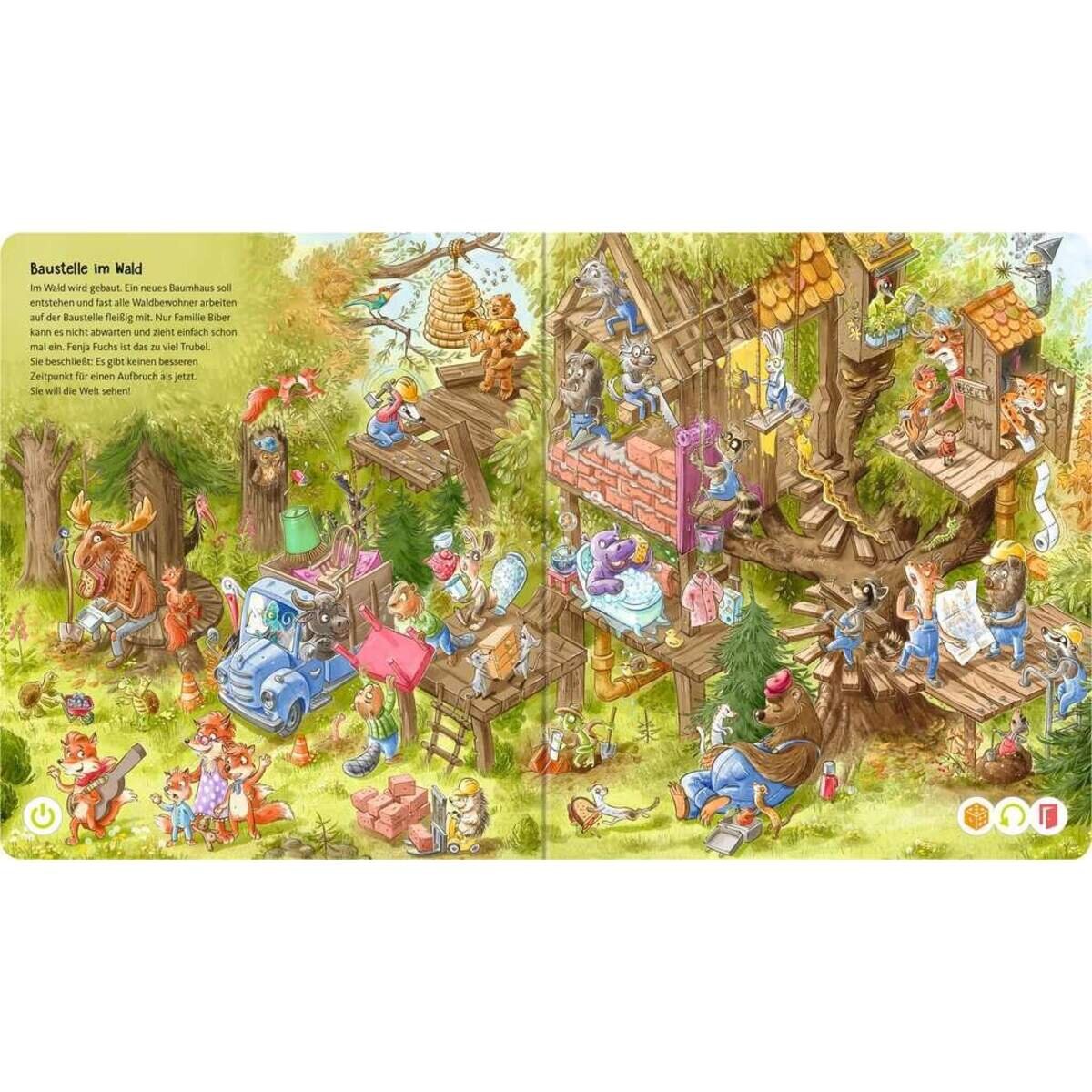 Ravensburger tiptoi® Die große Wimmelreise der Tiere