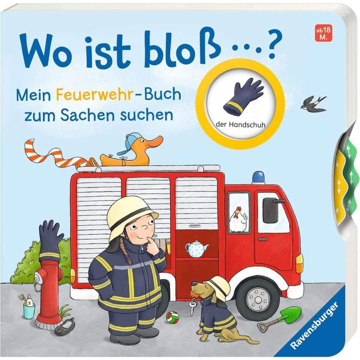 Ravensburger Wo ist bloß…? Mein Feuerwehr-Buch zum Sachen suchen