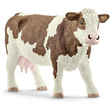 Schleich® 13801 Farm World - Fleckvieh Kuh