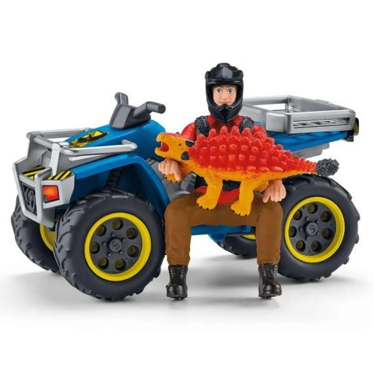 Schleich® 41466 Flucht auf Quad vor Velociraptor