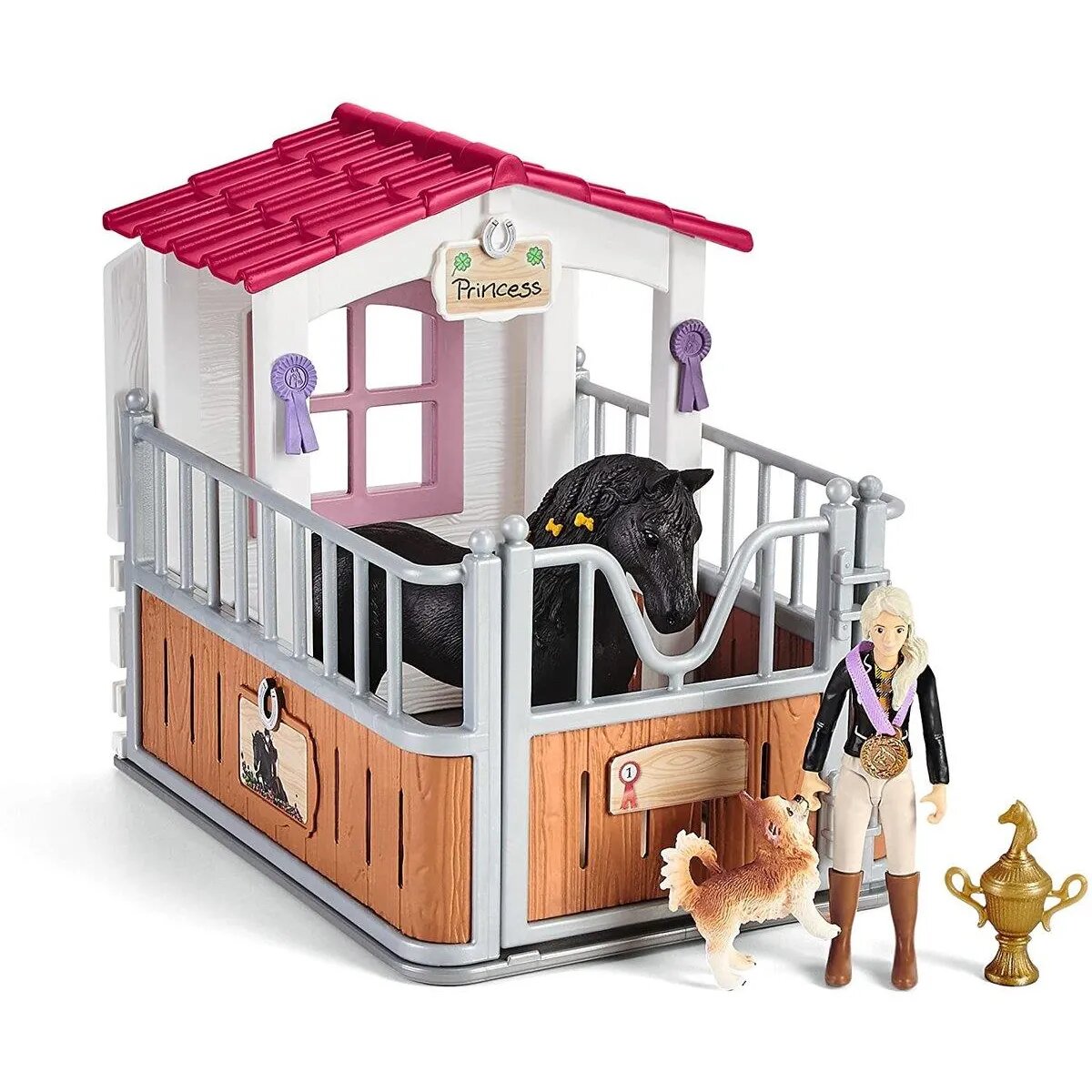 Schleich® 42437 Horse Club - Pferdebox mit Tori und Princess