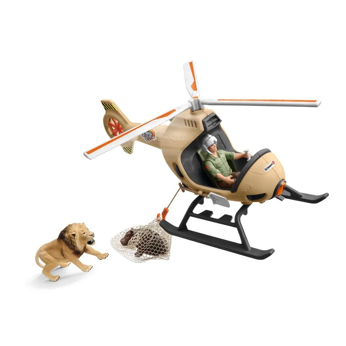 Schleich® 42476 Wild Life Helikopter Tierrettung