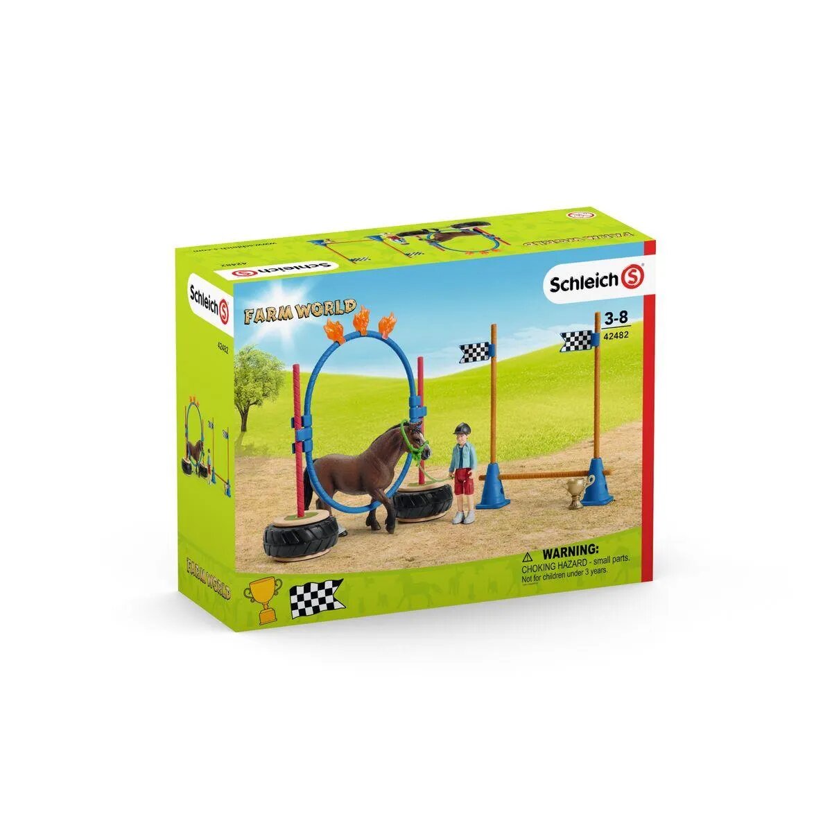 Schleich® 42482 Farm World Pony Agility Rennen