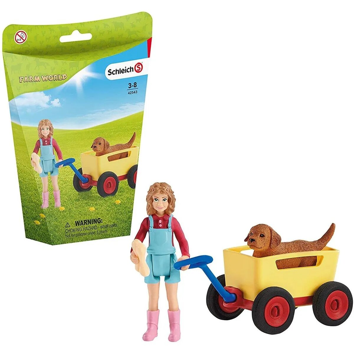 Schleich® 42543 Farm World Bollerwagen-Ausflug