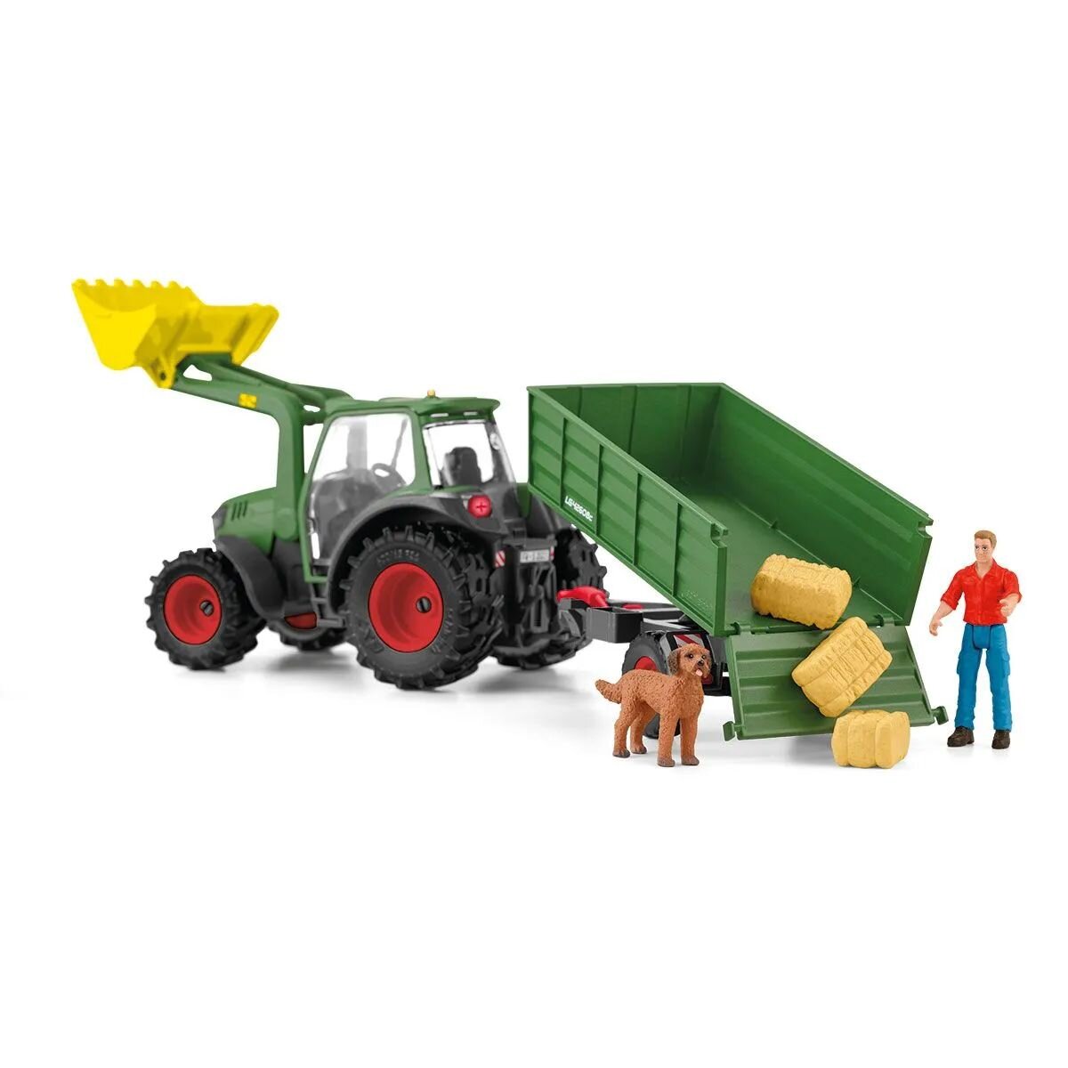 Schleich® 42608 Farm World - Traktor mit Anhänger