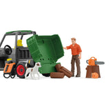 Schleich® 42659 Farm World - Waldbauer mit Fahrzeug